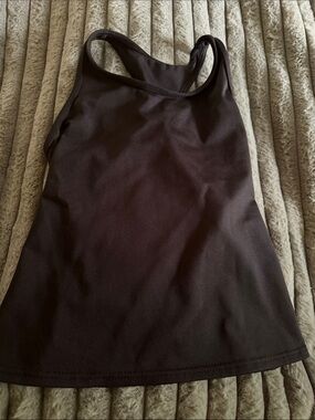 Capezio Black Racerback Tank